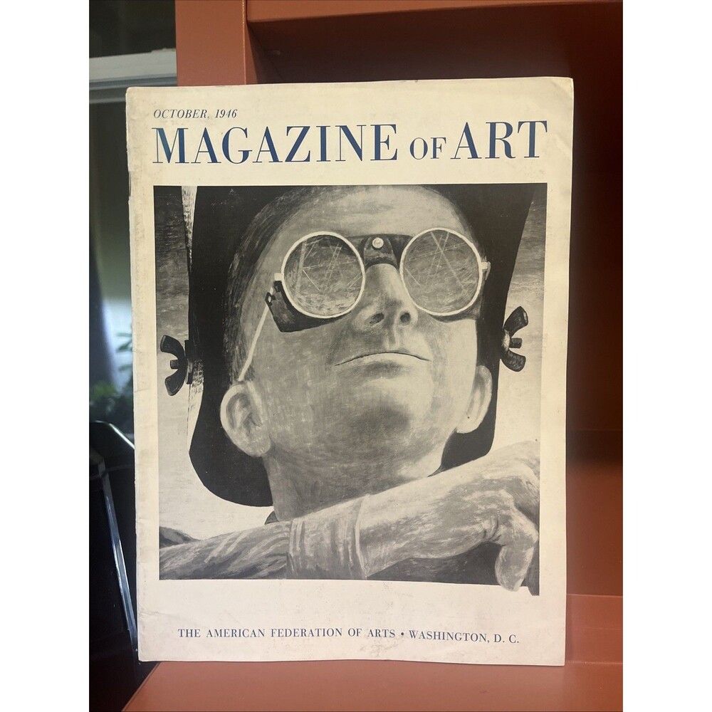 Vintage October 1946 MAGAZINE OF ART: The American Federation of Arts